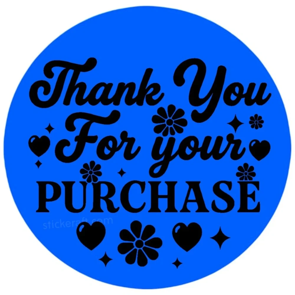 Thank You for Your Purchase Stickers – 2